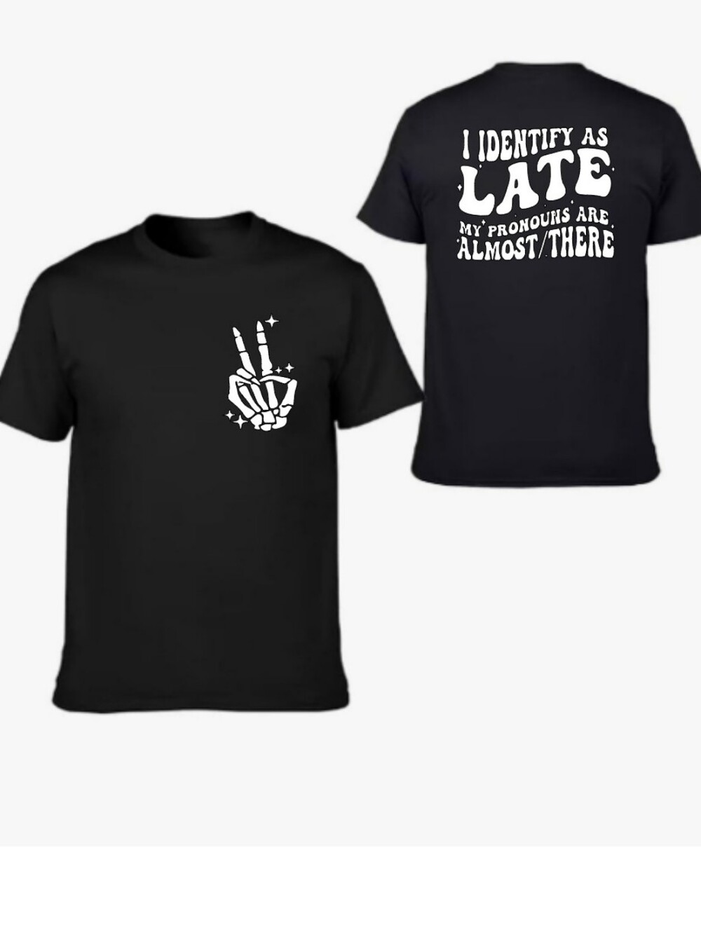 Funny shirt retro I identify as late humor popular